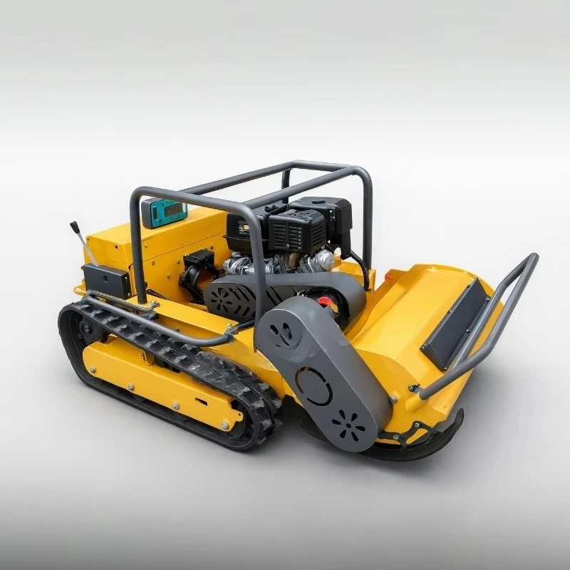 Professional RC Lawn Mower All-Terrain Brush Cutter Gas-electric Remote Control Flail Mower for Slopes Orchards - view 4