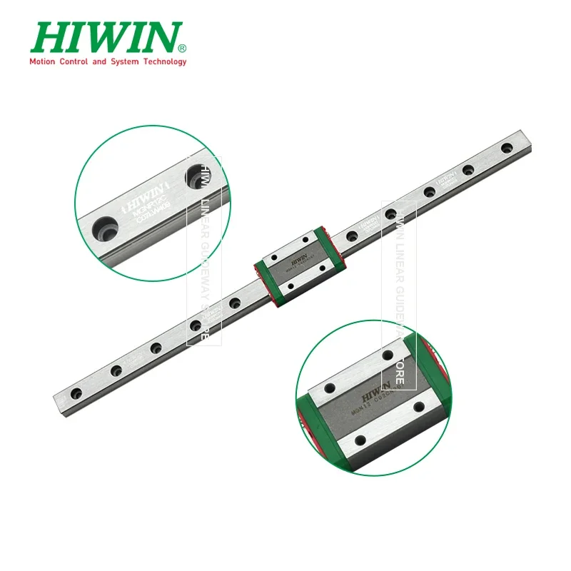 Hiwin Z1 MGN12H MGN9H Z1 Hiwin Linear Guides Rail MGN12 MGN9 200 250 300mm 350 400mm 450 500 550mm+Hiwin MGN12H MGN9H Z1 Block