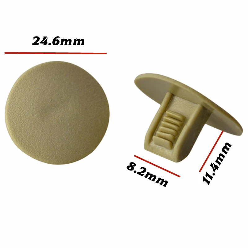 OEM 20Pcs For 8.2mm Hole Car Headling Clips Auto Roof Interior Trim Fastener Clip Plastic Fasteners Top Ceiling Buckle A43