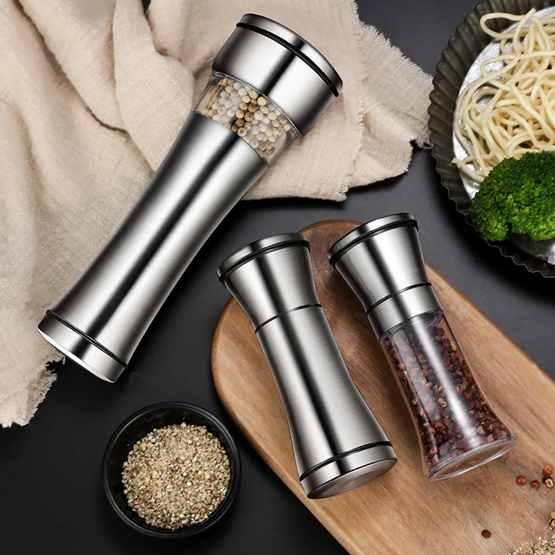 

Pepper Grinders Spice Jar and Stainless Steel Salt Containers Bottle Pepper Salt Shakers for Kitchen Cooking Utensils & Gadgets