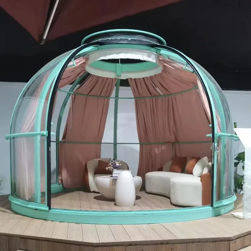 Hot Sale Container House Panoramic Transparent Starry Sky Rooms Restaurant Accommodation Villa Aluminum Alloy Sunrooms for Italy