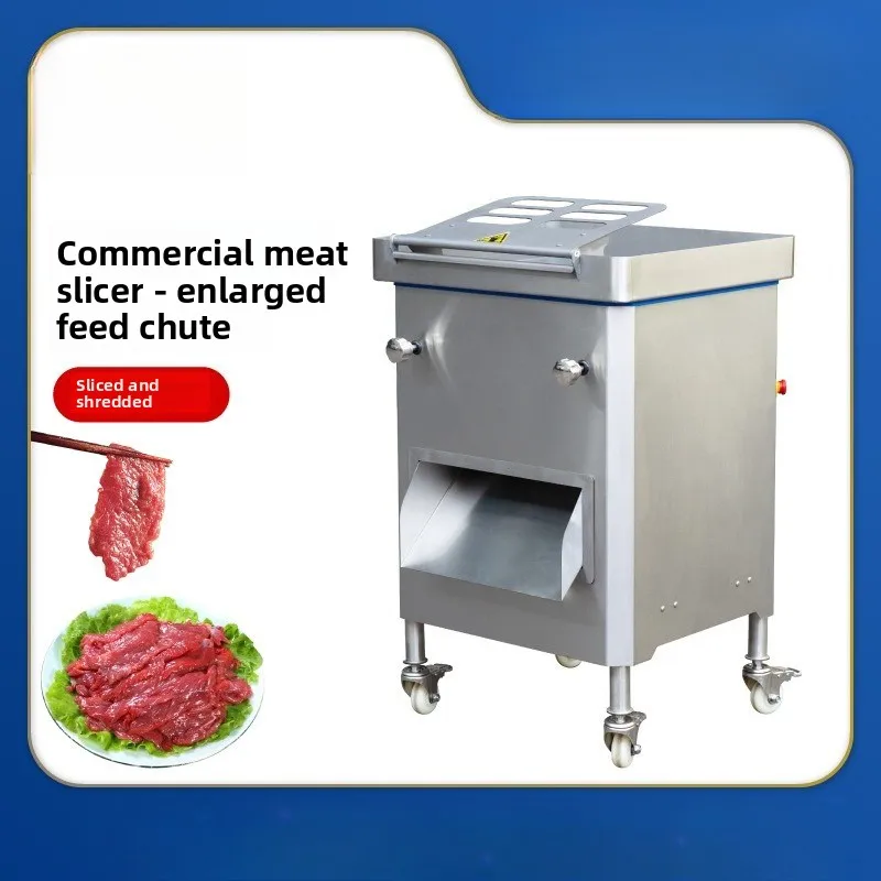 YJQ fresh meat slicer adjustable thickness commercial automatic dicing machine cutting machine