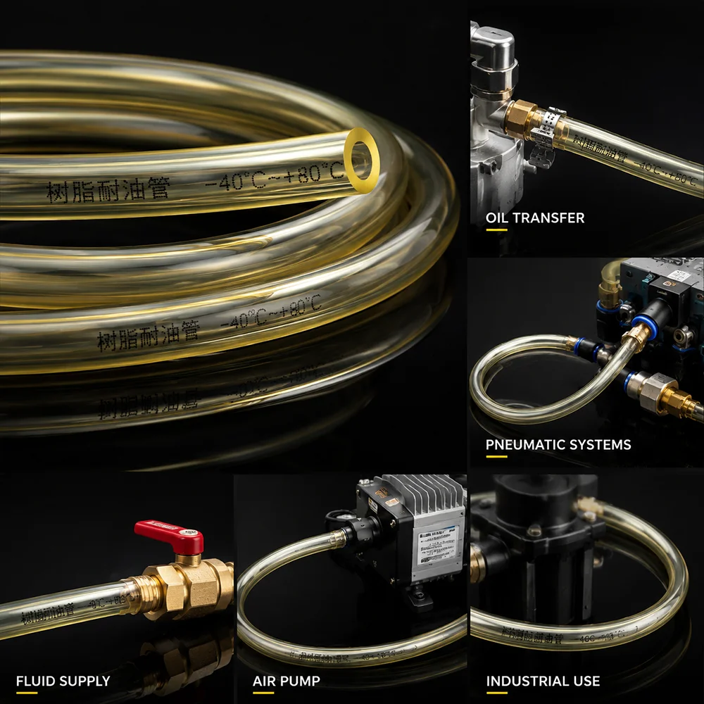 wear-resistant TPU Tube ID 3~16mm Anti aging/good airtightness/air compressor air pipe for automation equipment