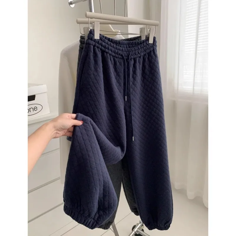 

Men's Loose Fit Casual Harlan Pants Autumn Winter plus Size 300 Pou Retro American Design Slimming Trendy Brand Trousers