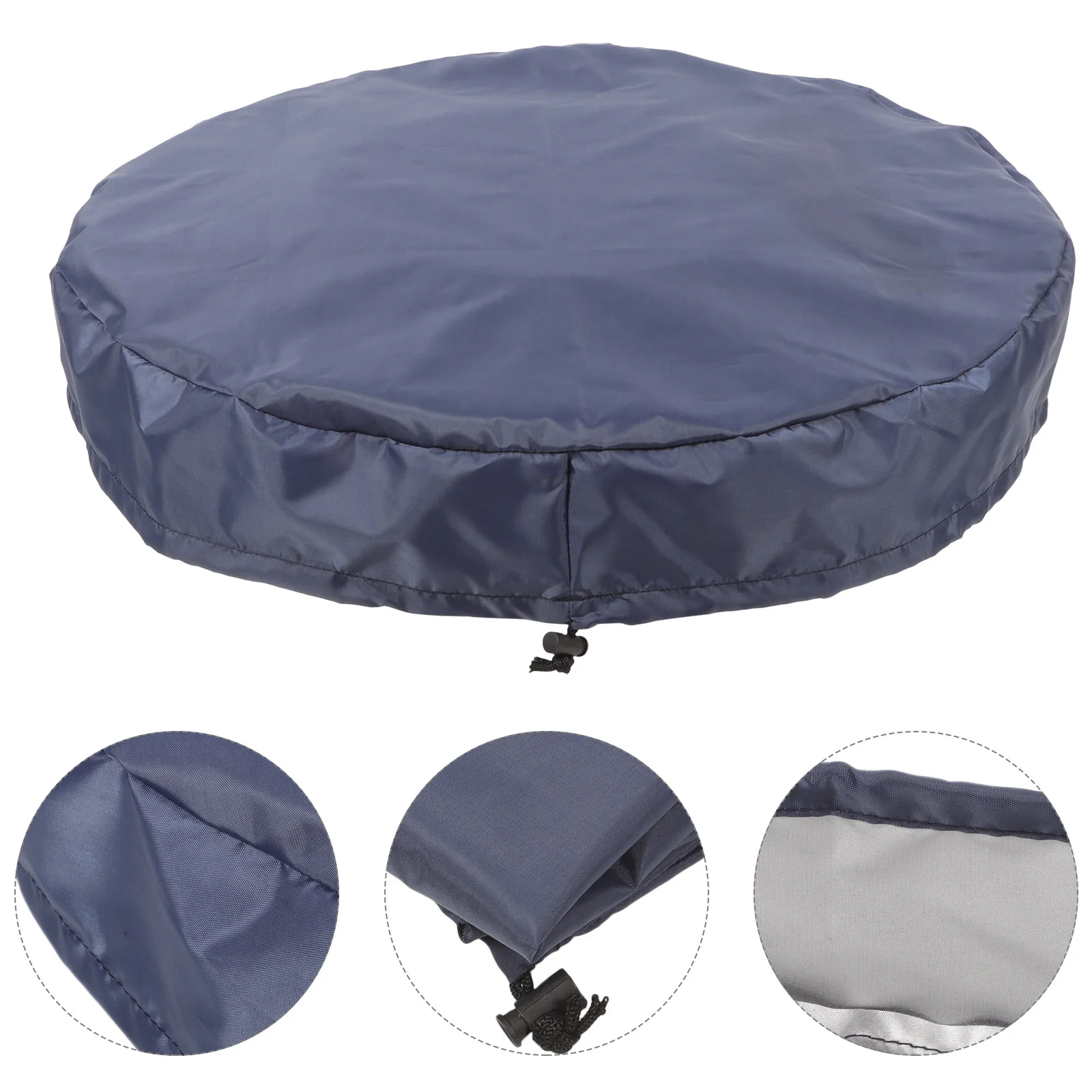 Rain Barrel Sealed Bucket Top Cover Covers Water Buckets Drawstring Plastic Tank Waterproof Drum Outdoor