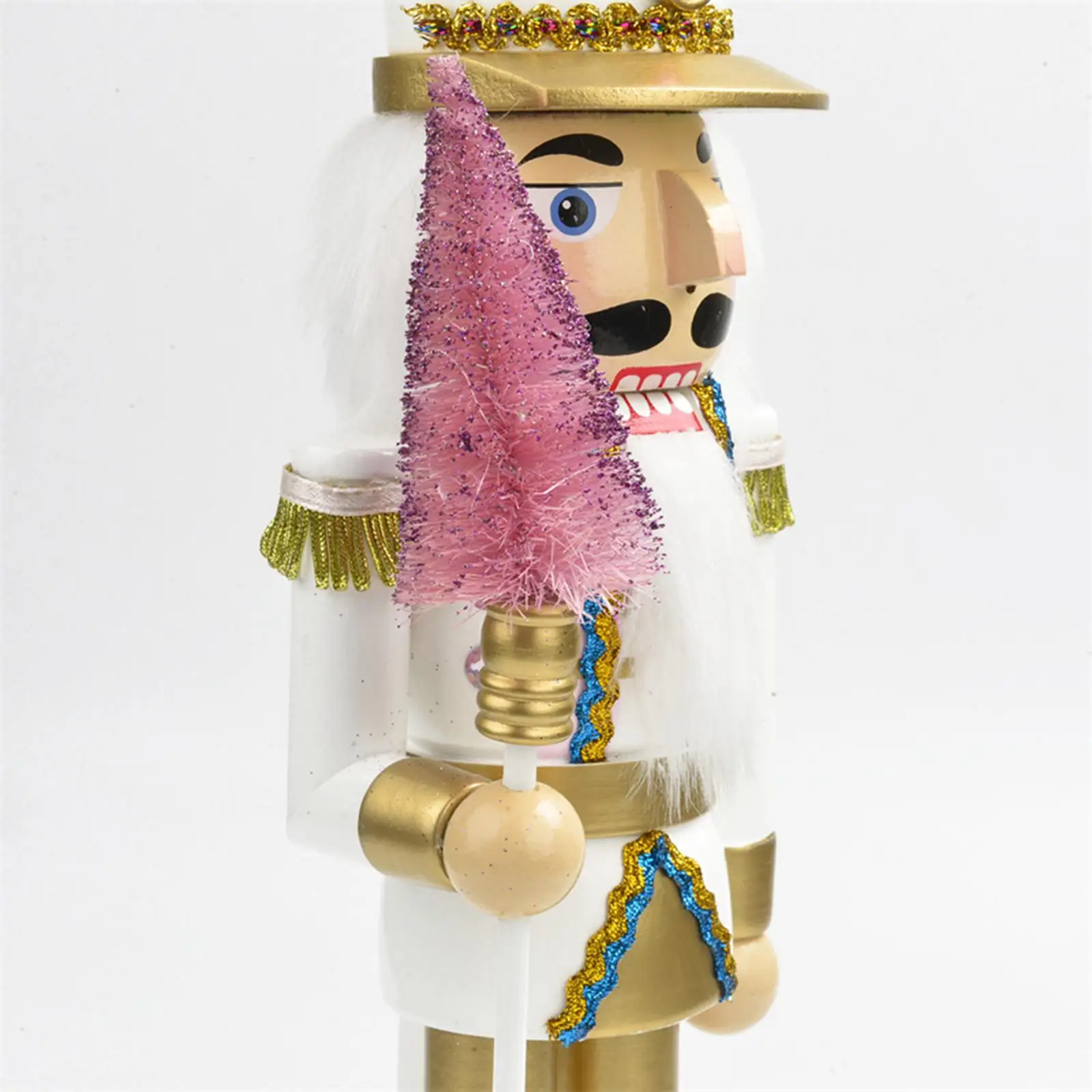 2 Pieces Wooden Nutcracker Orn - đánh giá và giá Nutcracker Figurine