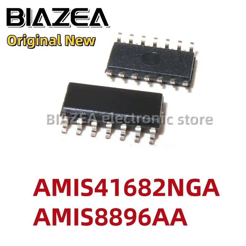 

Набор схем AMIS41682NGA AMIS8896AA SOP14, 1 шт.