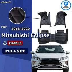 Car Floor Mats For Mitsubishi Eclipse Cross 2018 2019 2020 Custom Auto Foot Pads Automobile Carpet Cover Interior Accessories
