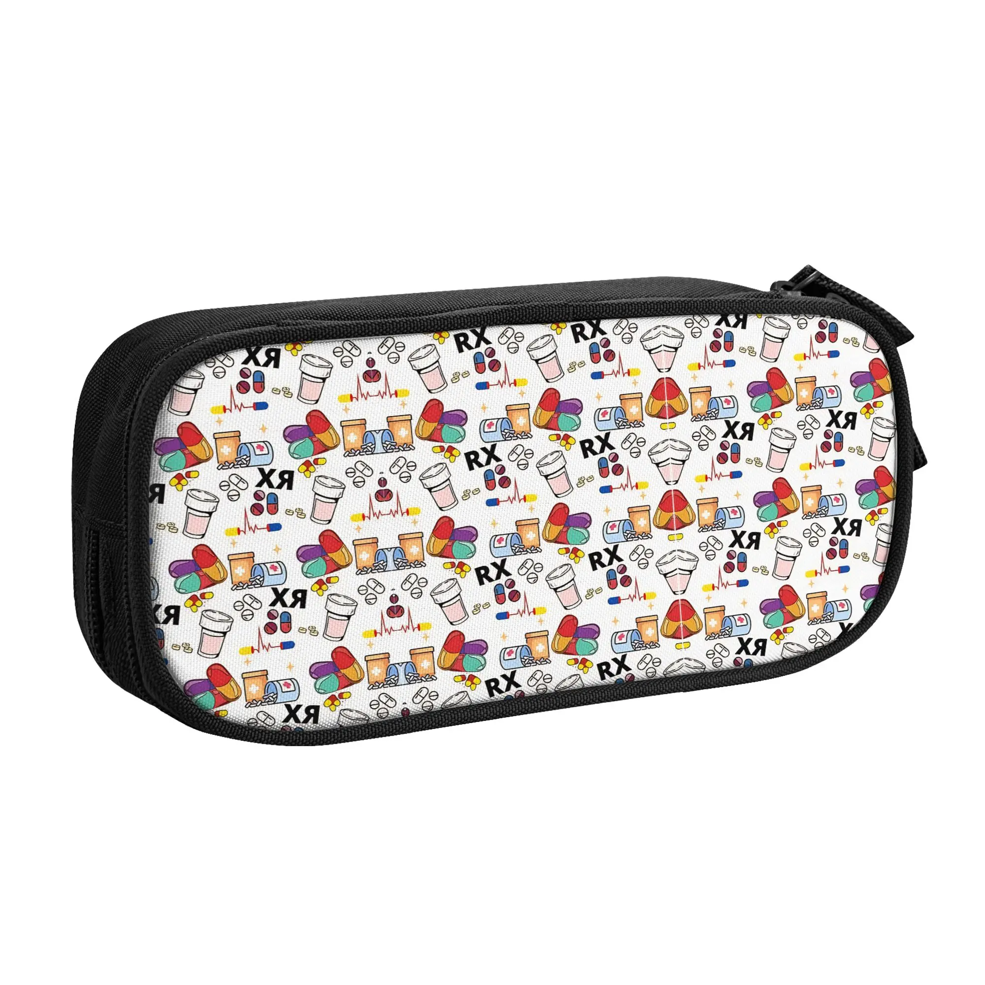 1 piece Stylish Pharmacy Pencil Case Student Pen Bag Medical School Pencil Pouch