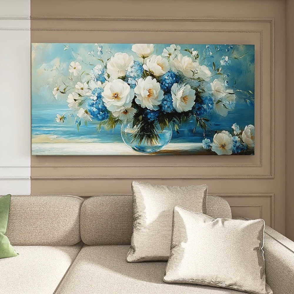 

1.5-Inch Thick Pine Solid Wood Frame, Canvas Wall Art, Birthday Gift Art Wall Painting, Bedroom, Office, Living Room