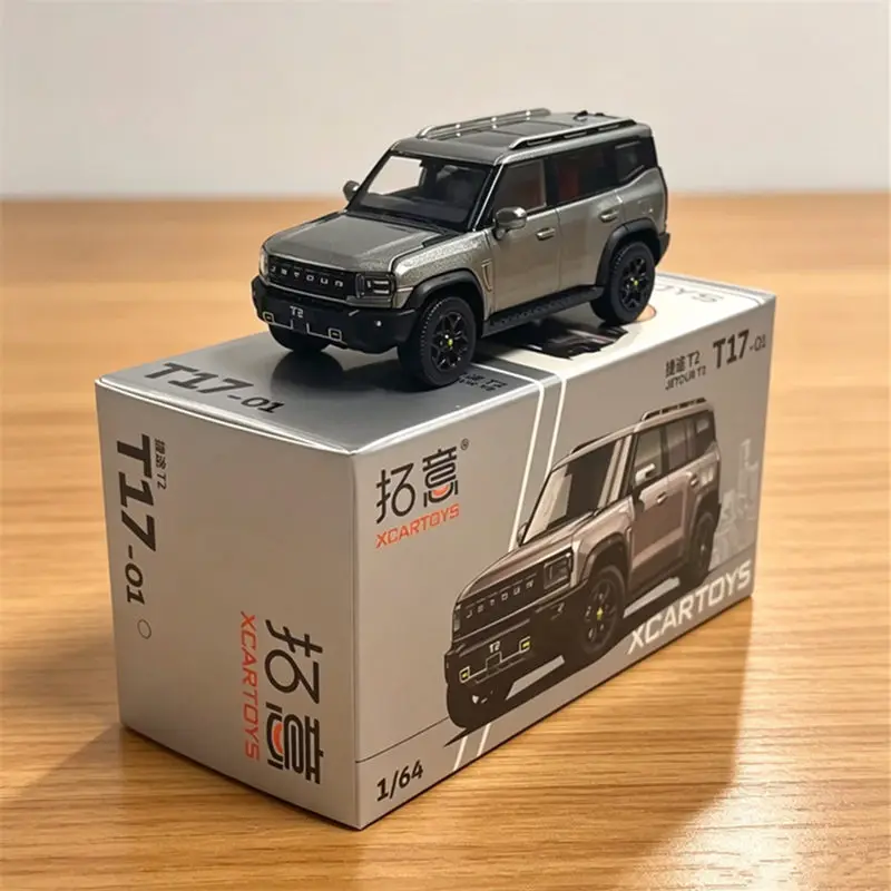 1:64 Jetour T2 SUV Alloy Car Model Simulation Diecasts Metal New Energy Off-road Vehicles Model Miniature Scale Collection Gifts