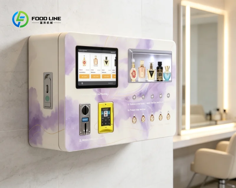 Smart Spray Type Wrist Perfume Vending Equipment 10-bottle Capacity Appearance and Parameters for Commercial Public Scenes