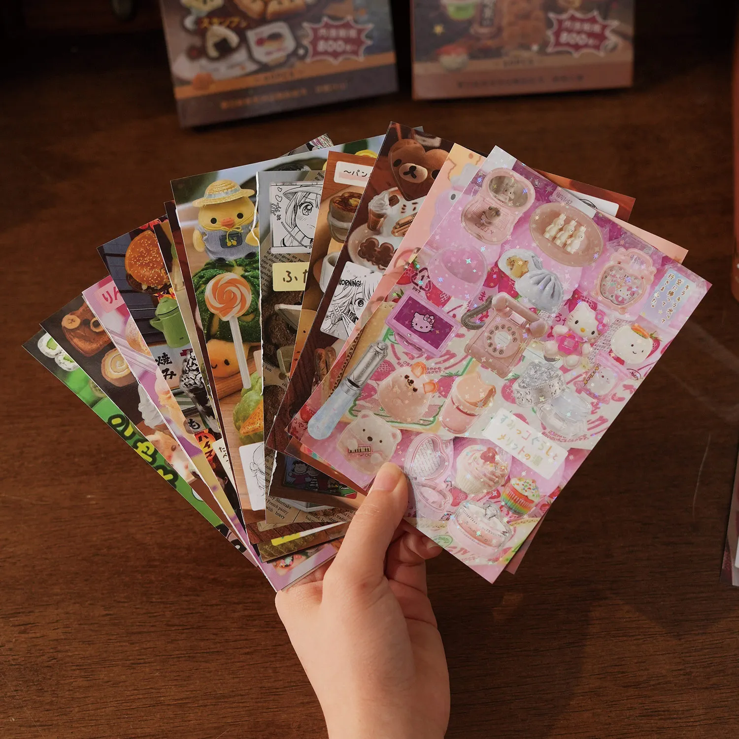 60/120 ورقة ريترو لطيف Y2K الغذاء قطع لاصق غشائي كتاب مجلة كتيب سجل القصاصات DIY جراب هاتف الديكور القرطاسية ملصقات