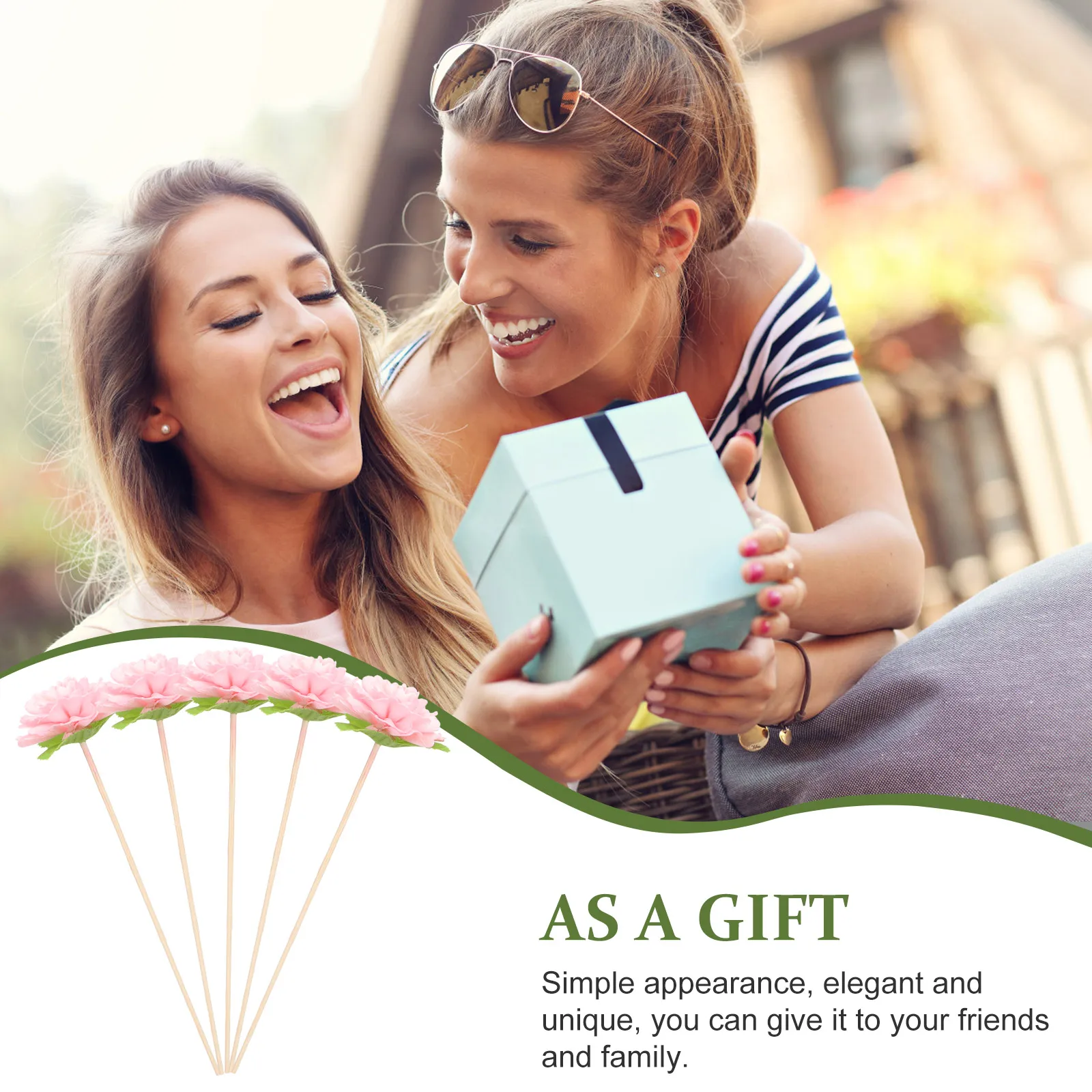 

5 Pcs Decor Aromatherapy Dried Flower Rattan Aromatic Flowers to Put in Diffuser