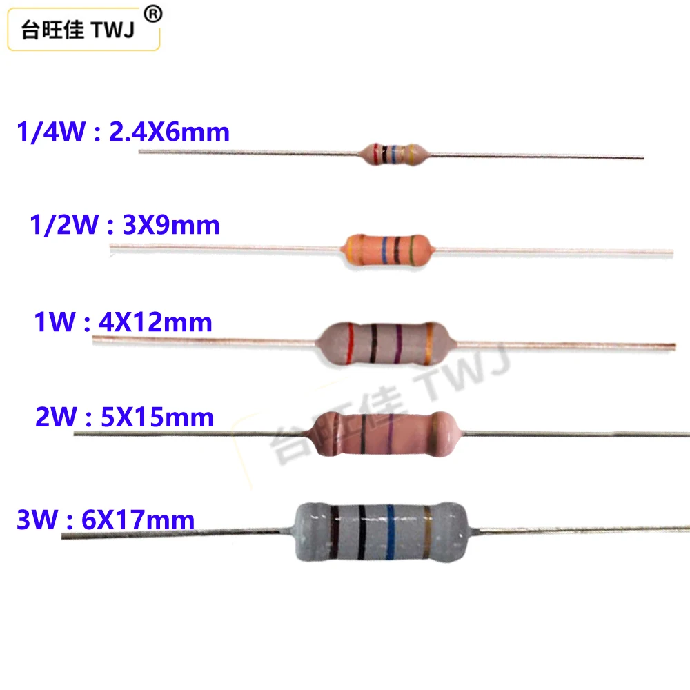 10PCS MGR40 resistor de alta tensão 2W 1M 2M 3M 5M 10M 20M 30M 200M 500M 470K 10K Ohm filme grosso vidro esmalte resistor