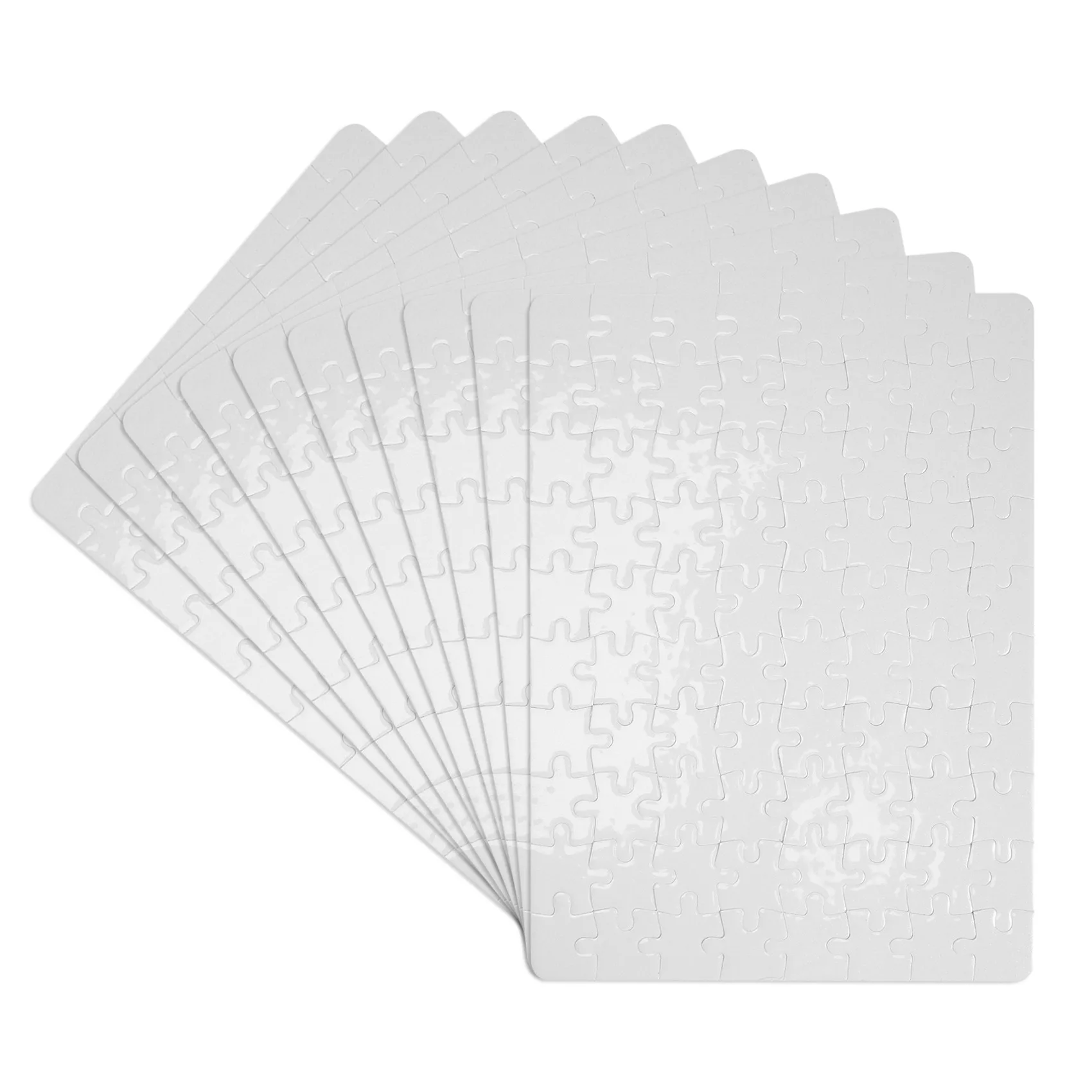 Sublimation Blank Puzzle 10Pcs/Lot DIY Craft A5 Jigsaw Puzzle for Sublimation Ink Transfer