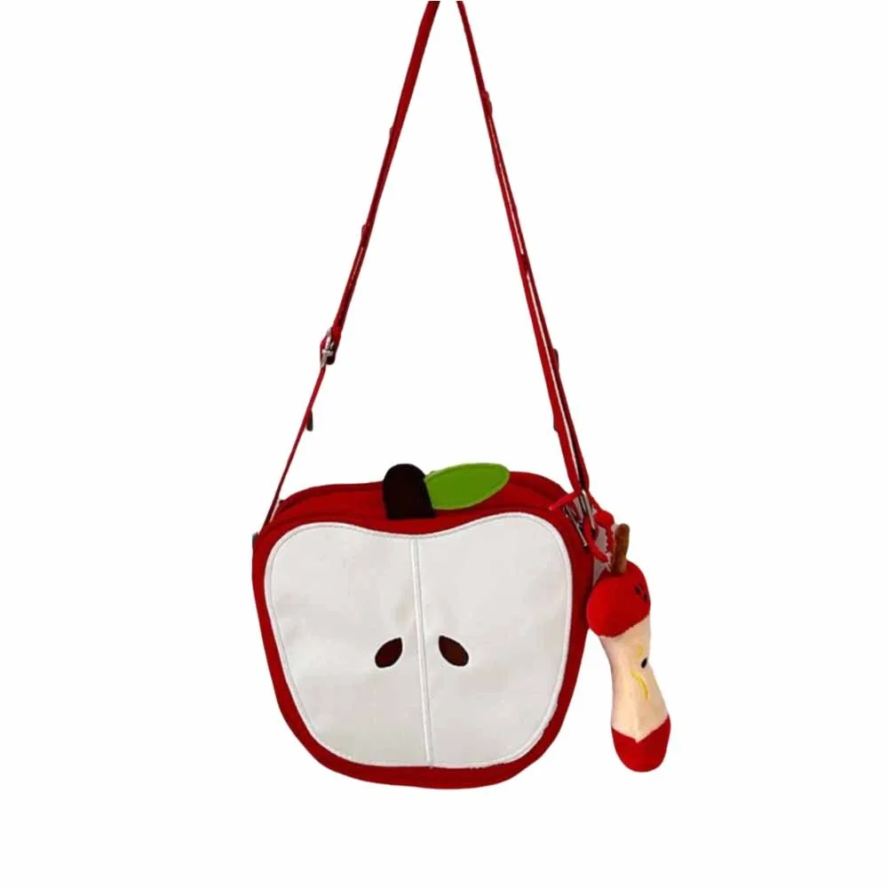 

Message Bag Fruits Shape Crossbody Bag Harajuku Solid Color Funny Shoulder Bag Korean Style Casual Mobile Phone Pack Travel