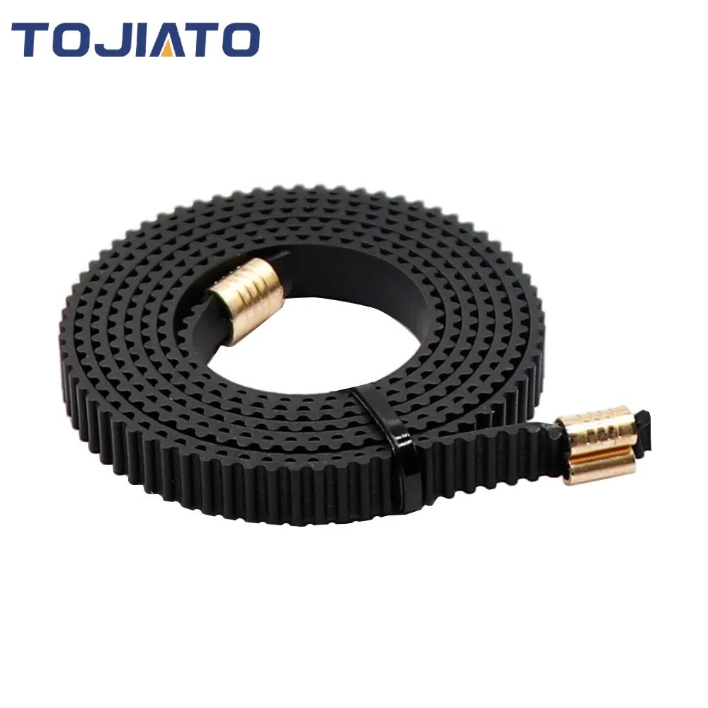 20pcs Pre-Pressed Copper Buckle for 2GT Open Timing Rubber Belt Width 6mm for Ender3 Ender5 CR10 3D Printer (Copper Buckle)