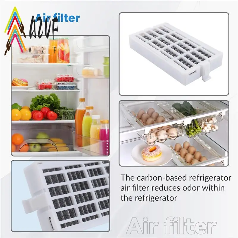 

A20F-4Pcs Air Filters Refrigerator Fresh Flow Replacement Part Accessories For W10311524 Whirlpool AIR1