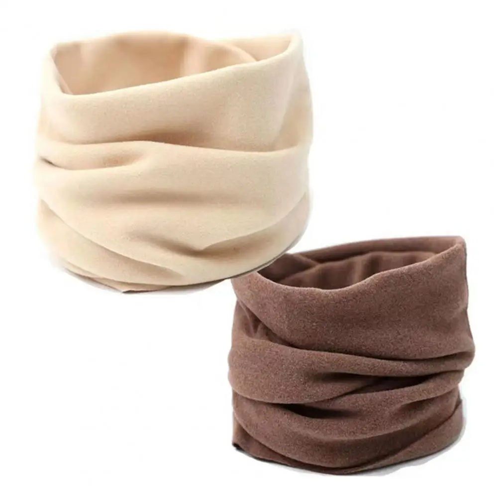 

Fade-resistant Scarf Winter Thermal Scarf with Double-sided Velvet Lining for Men Women High Elasticity Good Heating for Weather