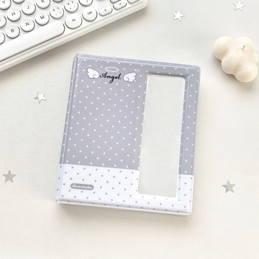 INS Polka Dot Photocards Holder Cartoon Series 60 Pockets Idol Card Collection Book Large Capacity Photo Album