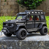 1:32 Mercedes Benz G550 4x4 Off Road SUV Alloy Diecast Model Car Library Bookcase Decorative Ornament Collectibles Automobile