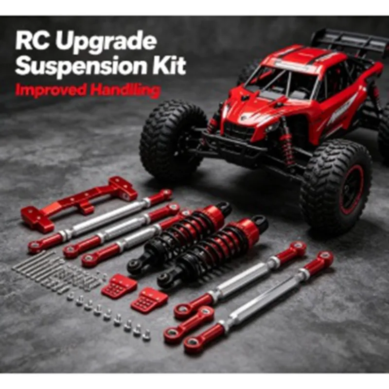 MACH-MN D90 MN99S RC Car Metal Chassis Linkage Rods For SHOCK ABSORBER Upgrade Kit For Enhanced Performance & Durability