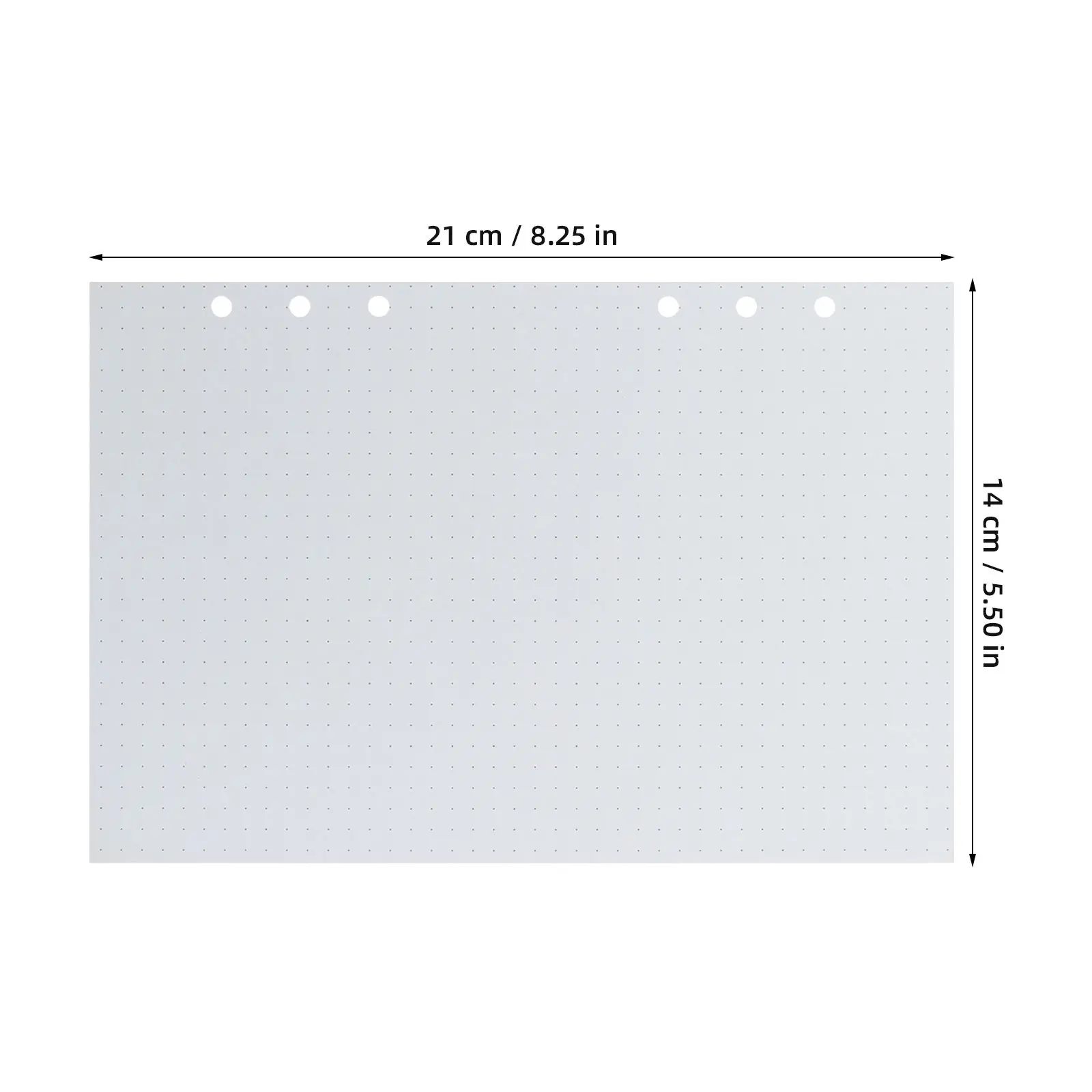 180Pcs A5 Loose Leaf Dot Grid Paper 6 Hole Punched Binder Refill Paper for Note Taking Writing Dotted Notebook Refill Sheets
