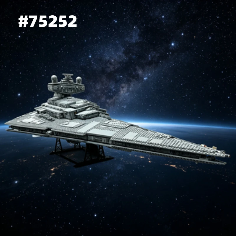 UCS Imperial Destroyer Ultimate Spacecraft MOC | Bloques de Construcción, Regalo para Invitados de Fiesta, 75252, 4784 Piezas