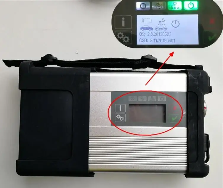 أداة تشخيص MB Star C5 SD Conenct 5 الجديدة بدون معدد لاسلكي للبرمجيات مع مجموعة كاملة من الكابلات