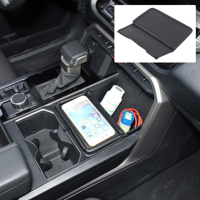 

Для Toyota Tundra 2022-2024: органайзер-разделитель для центральной консоли, коврик для хранения телефона, аксессуары для модификации интерьера автомобиля