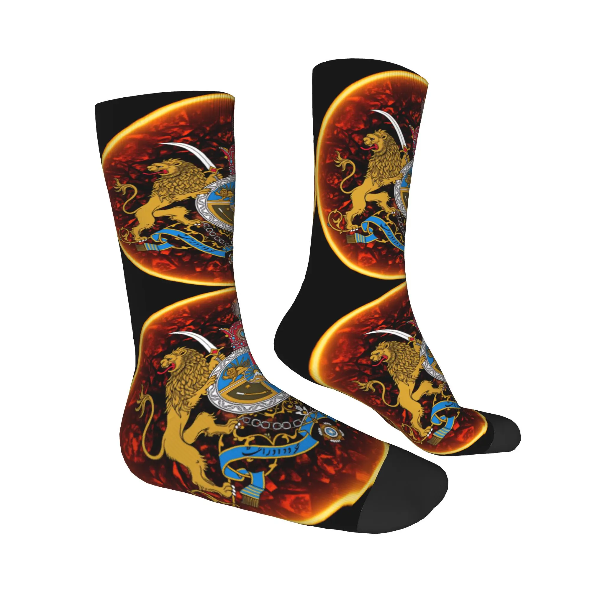 

Men Socks Flag Of Iran Iranian Stockings Spring Fashion Soft Breathable Socks Design Skateboard Anti Sweat Socks