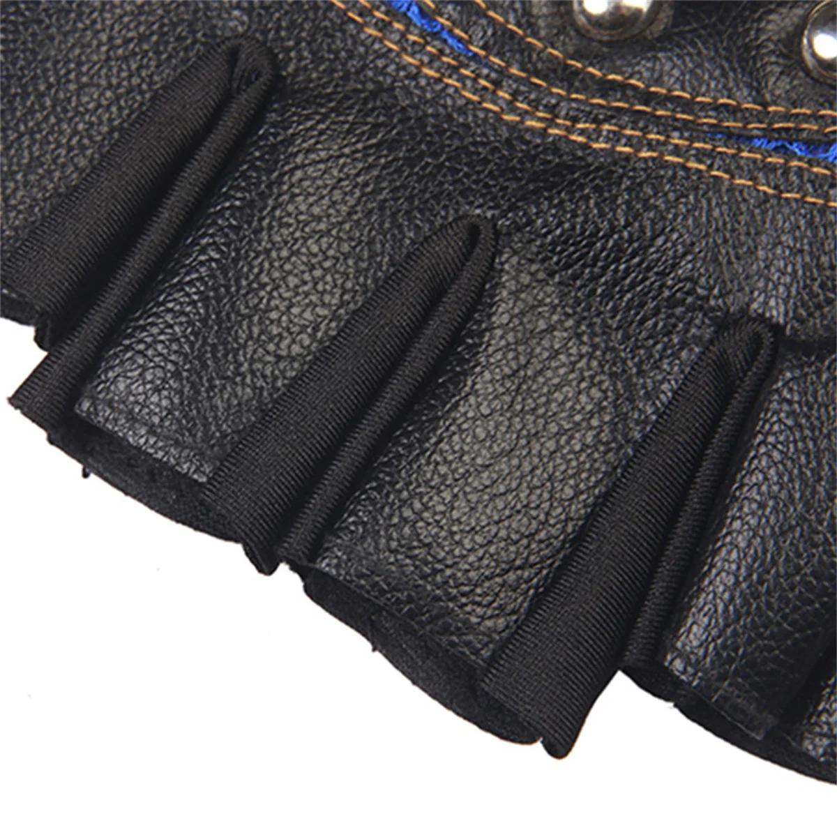 PU 가죽 핑거리스 장갑, 남녀 공용 해골 리벳 장갑, 해적 선장, 힙합 피트니스 장갑, 오토바이 타기용 장갑