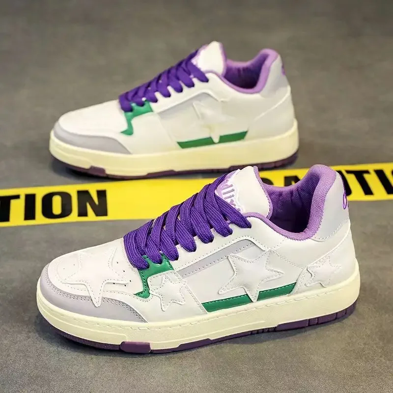 

Spring and Autumn New Men's Sneakers Lightweight, Durable, Comfortable Running Shoes Fashion Trend Star Casual Board Shoes