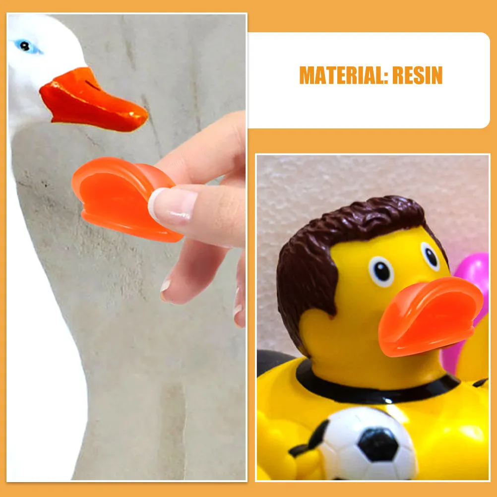 40Pcs Duck Beak Accessories Plastic DIY Craft Mouth Set for Making and Replacement Kit Mouth DIY