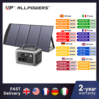 ALLPOWERS R600 Solar Generator with SolarPanel (Optional), 600W 299Wh LiFePO4 Portable Power Station with Solar Charger for Camp