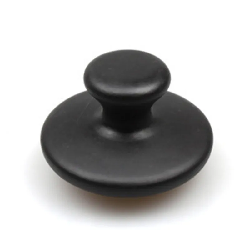 Black Basalt Stone Essential Oil Massage Mushroom Shape Spa Energy Stone for Body Face Massage Stone Gua Sha Back Massager