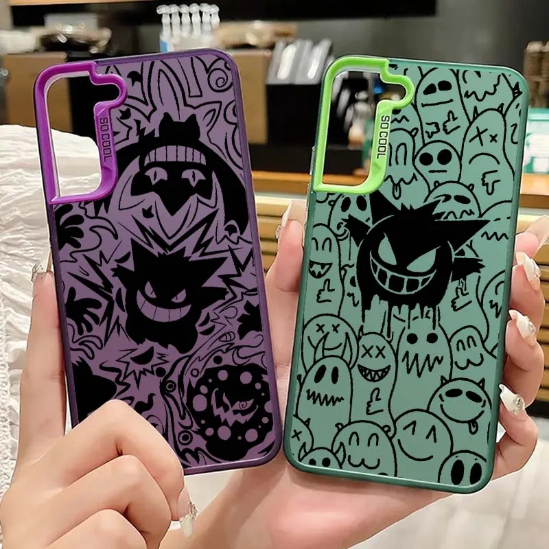 

G-Gengs G-Guis Anime Art Phone Case For Samsung Galaxy S25 S24 S23 S22 S21 S20 FE Plus Note 20 Ultra 5G Colorful Silver