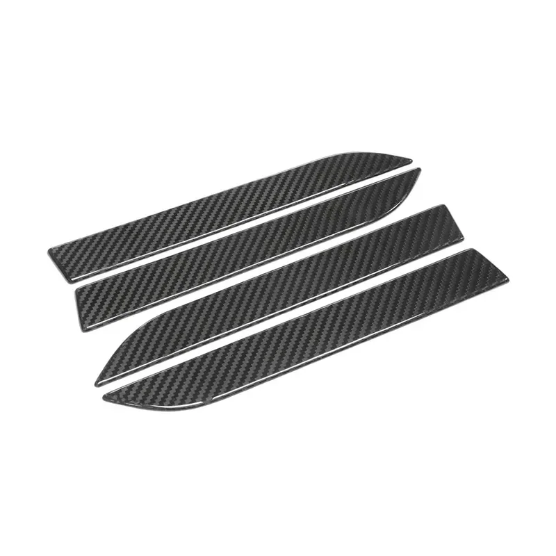 100% Dry Carbon Fiber Door Handle Sticker for Model X 2016-2024 4PCS Model X Door Handle Sticker