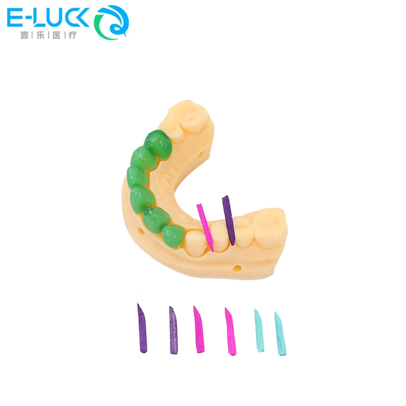 240szt Jednorazowe materiały do mocowania klinów dentystycznych Klin do zębów klasy medycznej Materiały dentystyczne Narzędzia dentystyczne