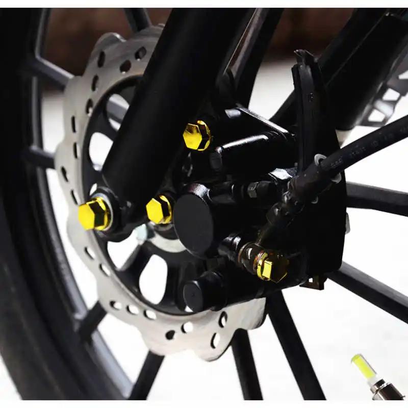 Motorcycle electric vehicle refitting parts engine screw cover decoration scooter hexagon screw cap decoration view 5