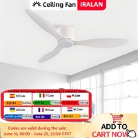 IRALAN Ceiling Fan Without Light 6 Speed Quiet DC Motor Reversible Airflow Timer For Bedroom Living Room Electric Fan NO Light