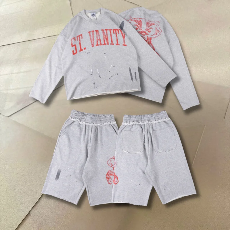 2026ss SAINT Hoodies High Street Casual Women's Hooded Streetwear Men Clothing Sweatshirt