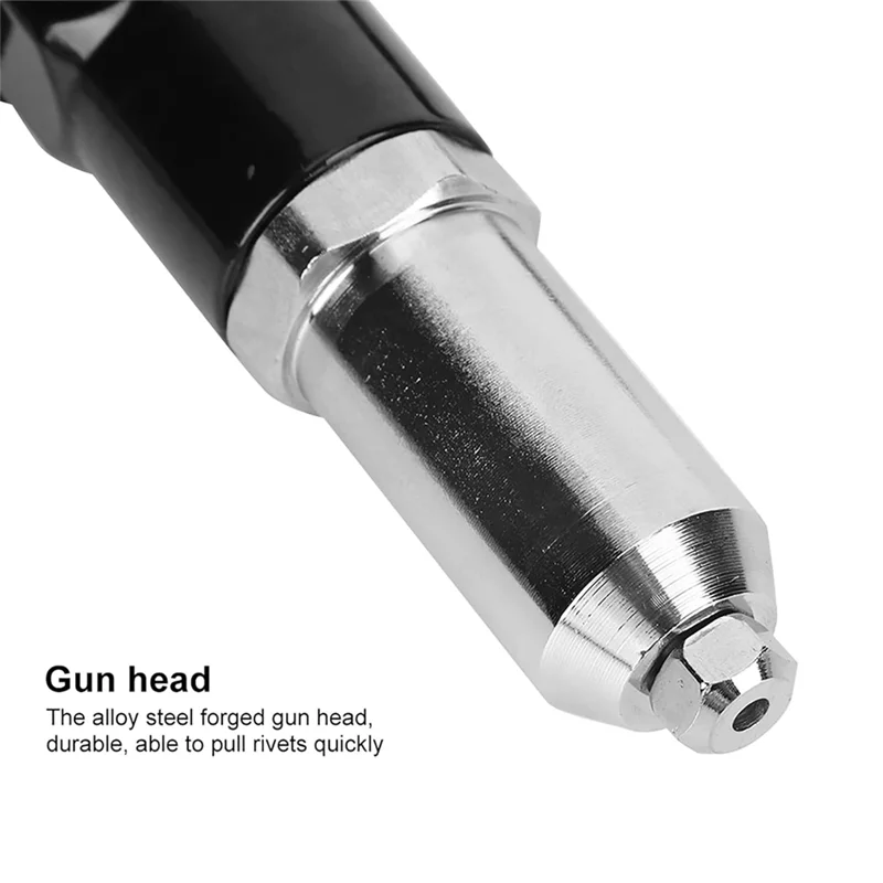 Juego de cabezales remachadores eléctricos A93Z, herramienta de taladro remachador inalámbrico, adaptador remachador, accesorios de taladro remachador de alta dureza