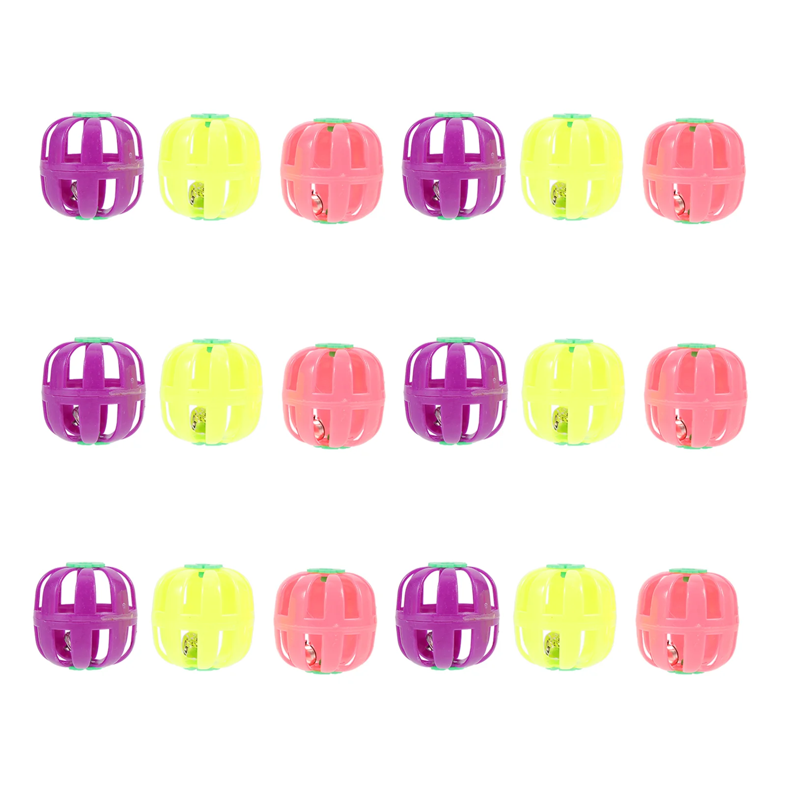 

18 Pcs Interactive Cat Balls Wand Bell Accessories Portable Plastic Household