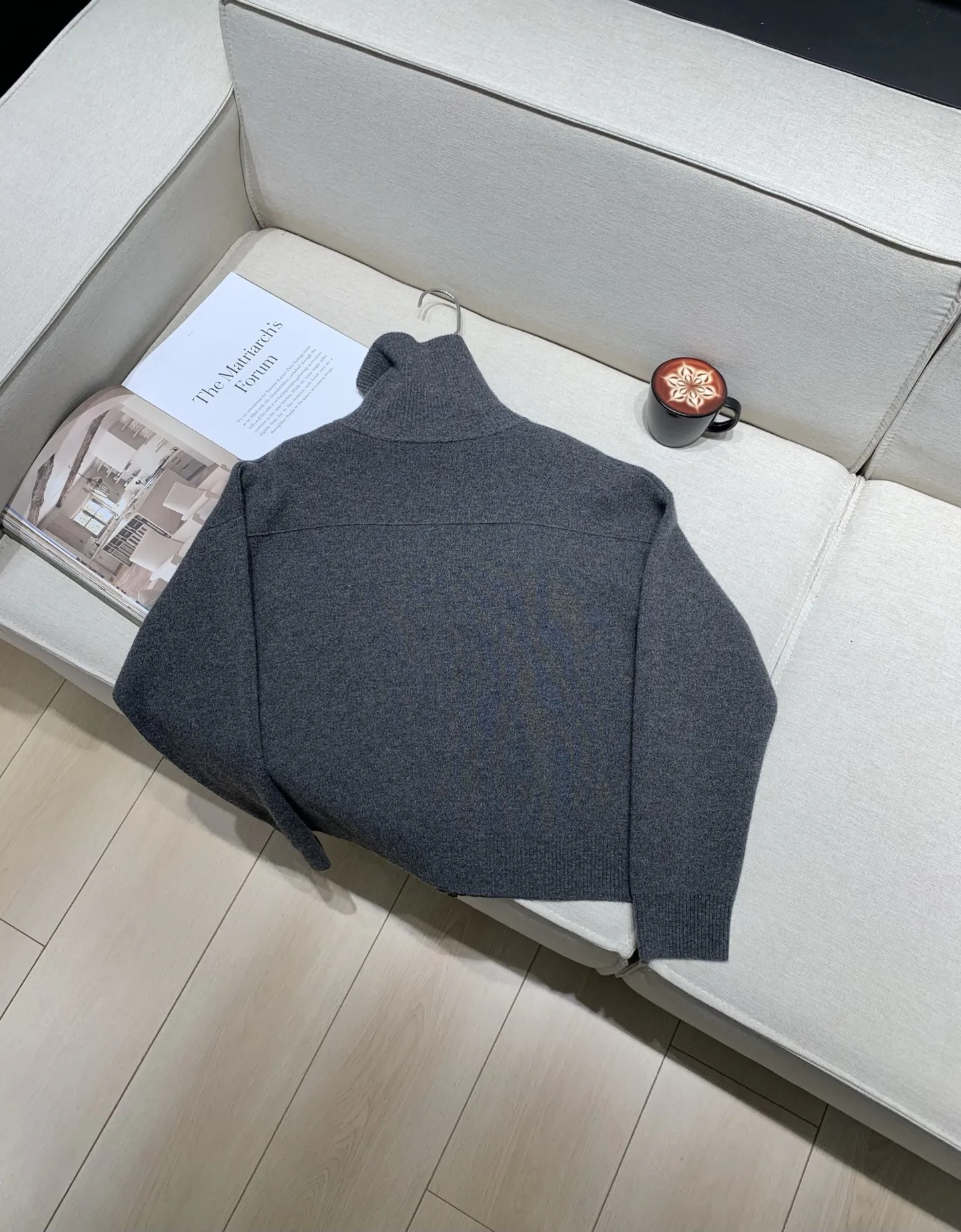 2025 automne et hiver nouveautés cachemire laine épais revers tricoté veste fermeture éclair décontracté banlieue hauts femmes