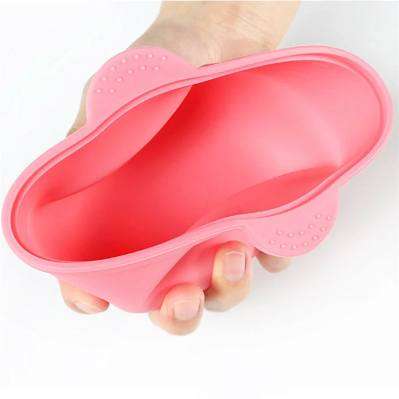 1pc Beauty Wax Heater Pot​ Melting Bowl ​Reusable Soft Silicone Wax Heat Resistant Wax Heater Inner Accessory For Hair Remover