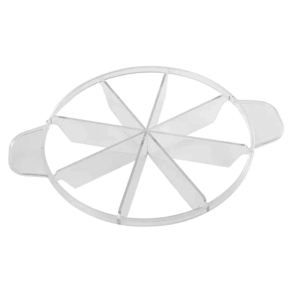 6/8 Divisions Cake Cutter Slicer Plastic with Handle Bread Divider Round Shape Layer Cake Tool Pie Cutter Kitchen Utensils