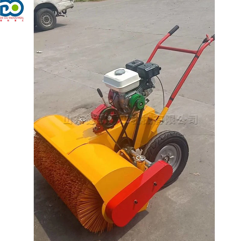6.5 Horsepower Snow Plow Small All-Terrain Tires Snowplow Machine Manual 6.5 Horsepower Snow Sweeping Machine