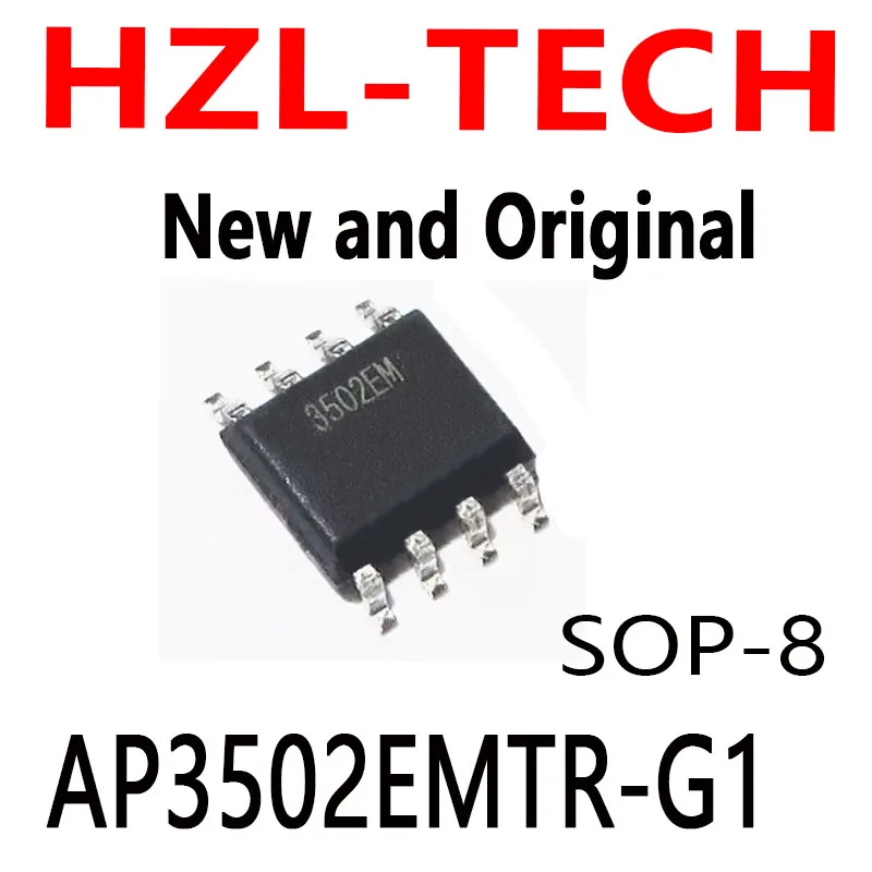 10PCS    SOP8 3502EM SOP AP3502 IC AP3502EMTR AP3502MTR SOP-8 AP3502EMTR-G1